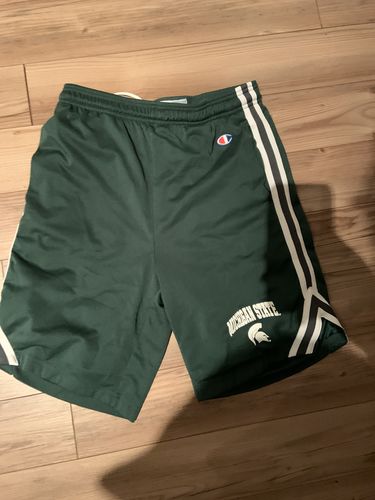 Customer photo review of Vintage Michigan State Spartans Champion Mesh Shorts Size Medium