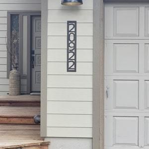 Customer photo review of Vertical Address Sign
