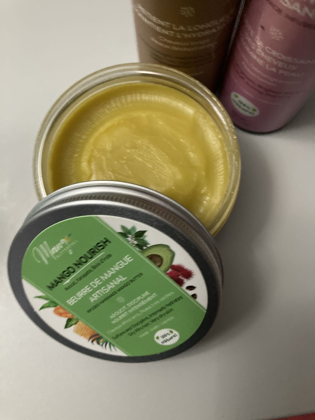 Customer photo review of Beurre de mangue artisanal NOURISH
