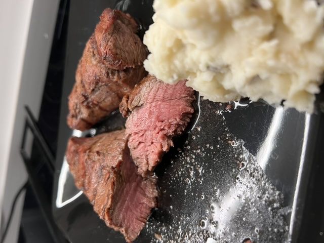 Customer photo review of Beef Tenderloin Tails, 12oz, All-Natural
