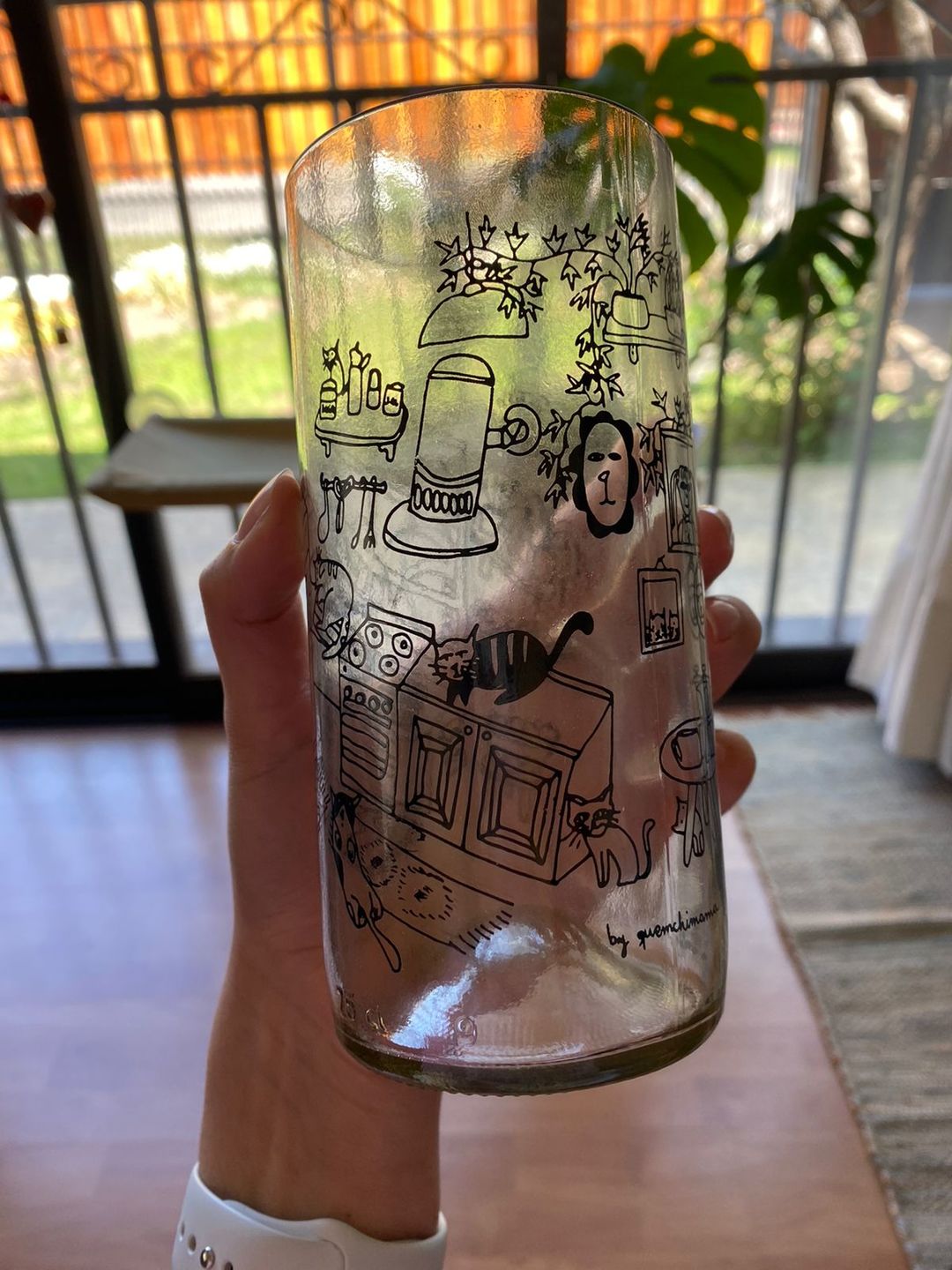 Customer photo review of Cat Lover Juego de 6 Vasos Gatunos 500ML