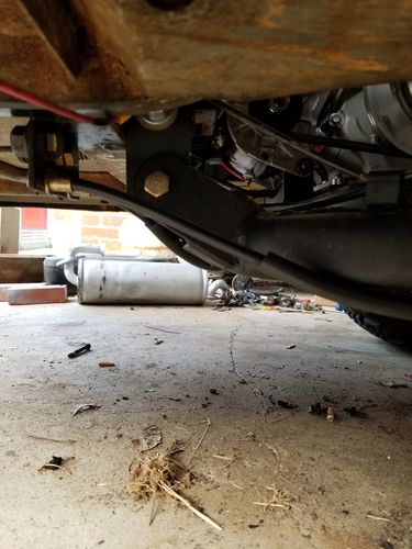 Customer photo review of Angle Correction Brackets for EZGO Marathon