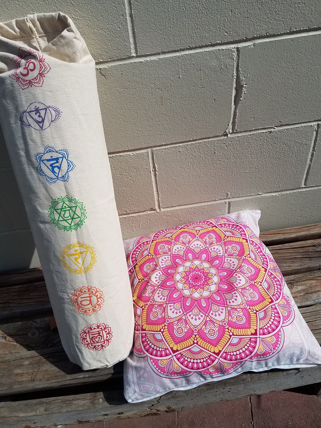 Customer photo review of Cotton Yoga Mat Bag
