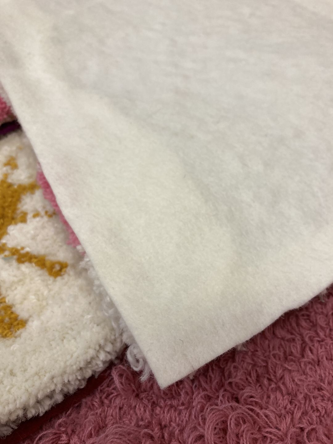 Customer photo review of 100% Wool Craft Felt By Yard