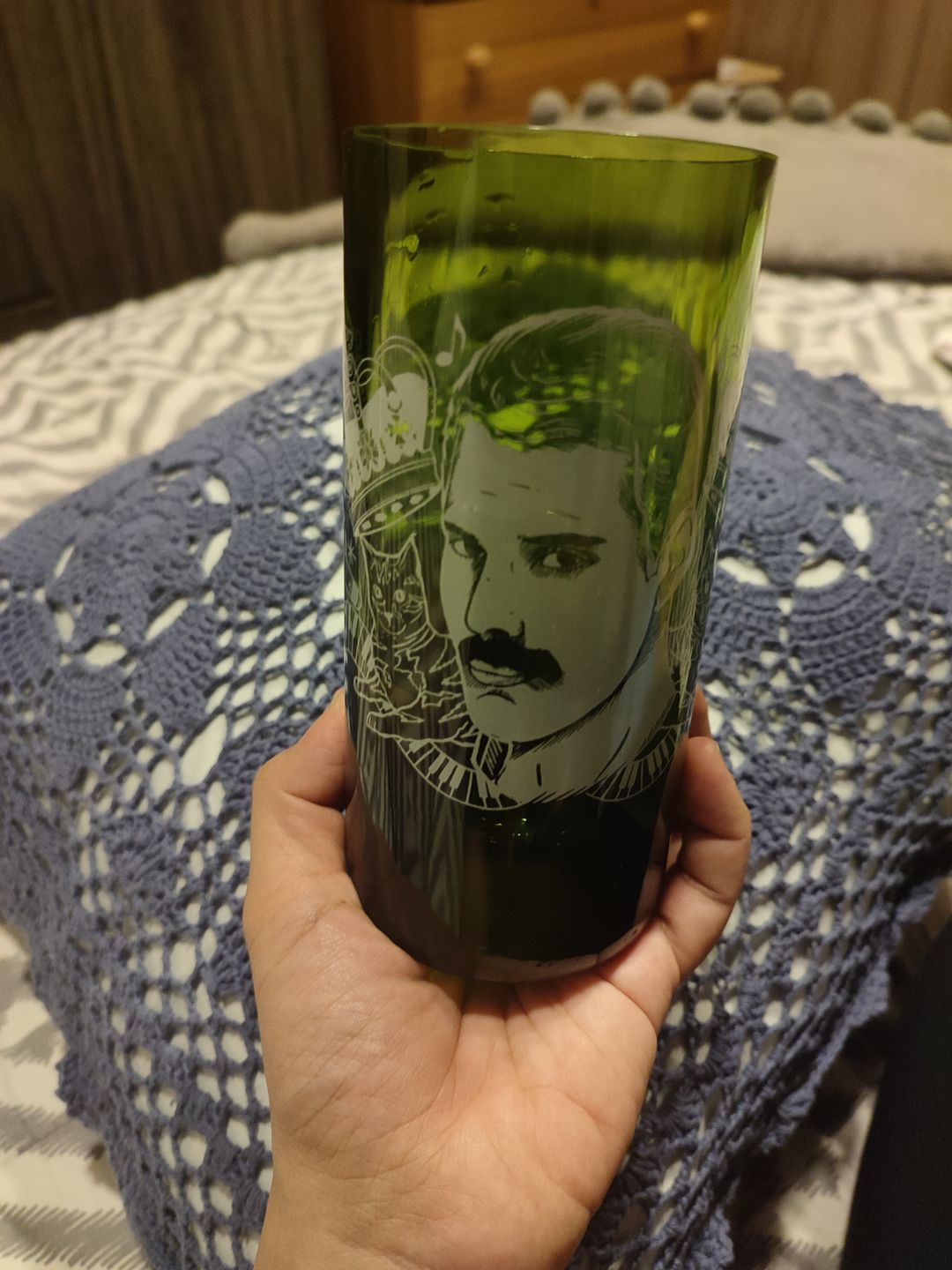Customer photo review of Vasos Rockstar Juego de 6 Vasos