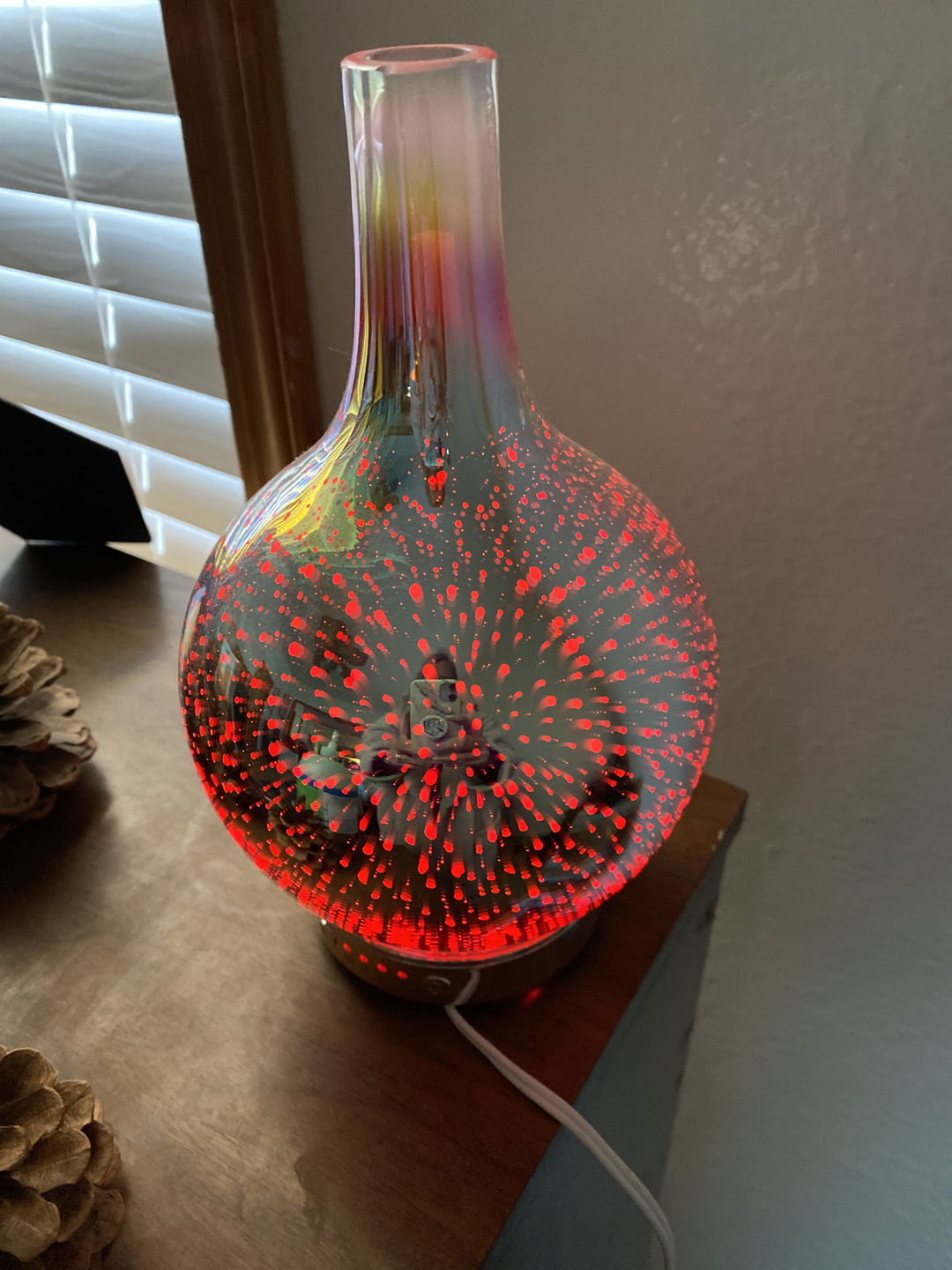 Customer photo review of Oil Aroma Diffuser 3D Glass