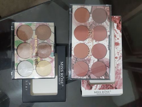 Customer photo review of 8 Colors MISS ROSE Blush Palette