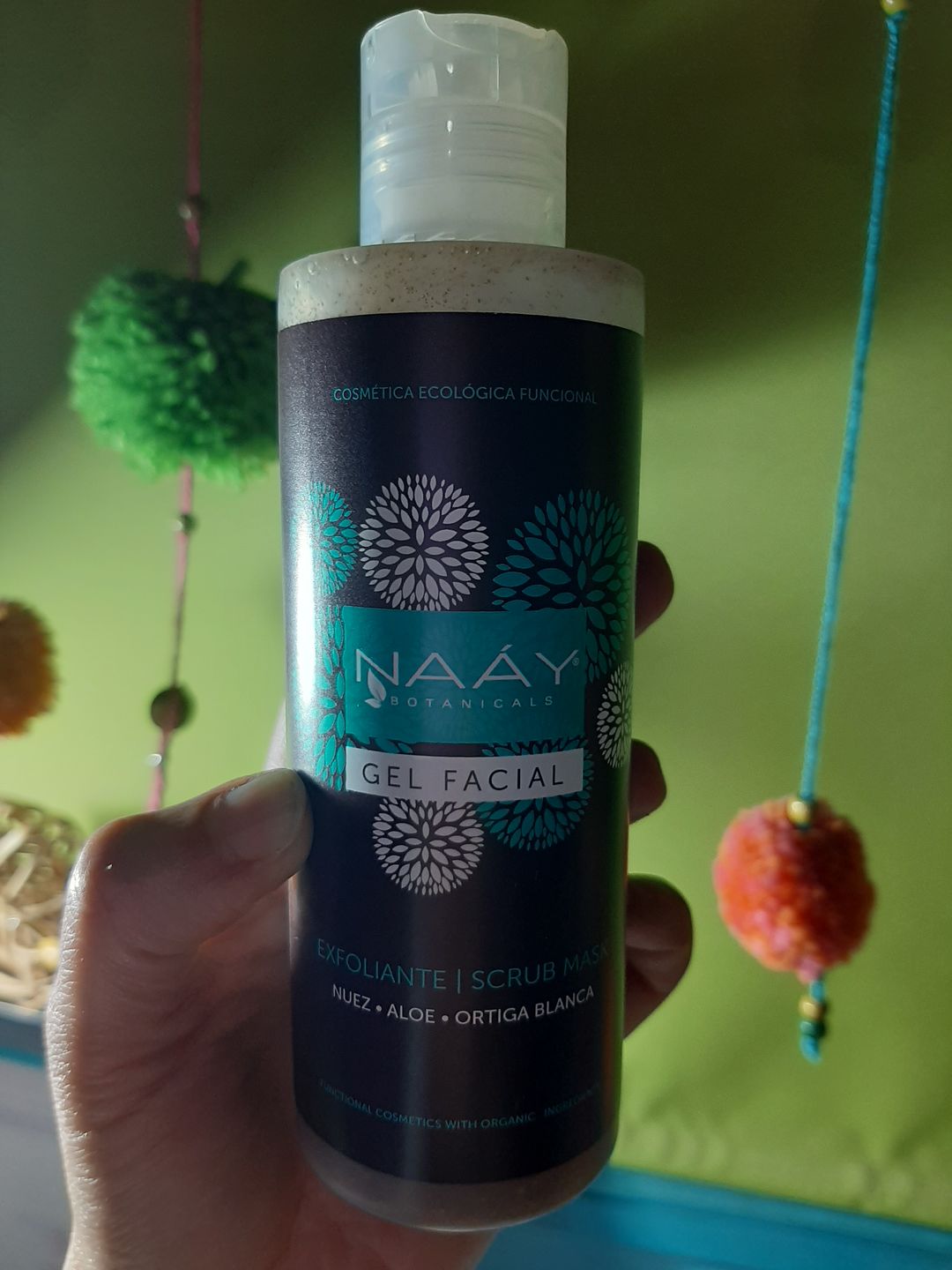 Customer photo review of Exfoliante Facial No Graso