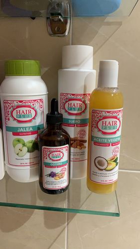 Customer photo review of Kit Cabello Graso-Caspa Reto Hair Plus