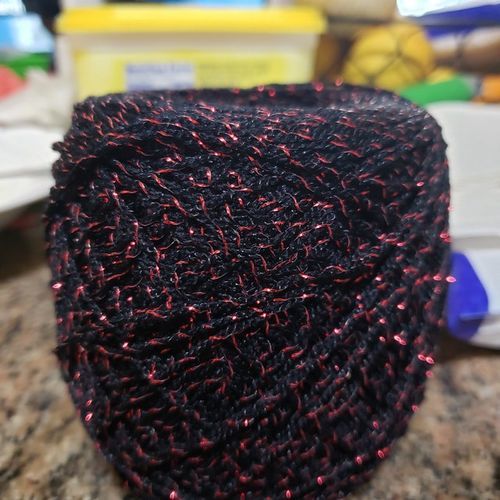 Customer photo review of Crystal Metallic [100grs] - La Pantera Rosa | Mexican Crochet Thread Yarn | Metallic Crystal Yarn for Clothing and Crafts