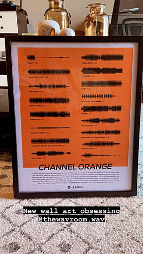 Customer photo review of "Channel ORANGE"