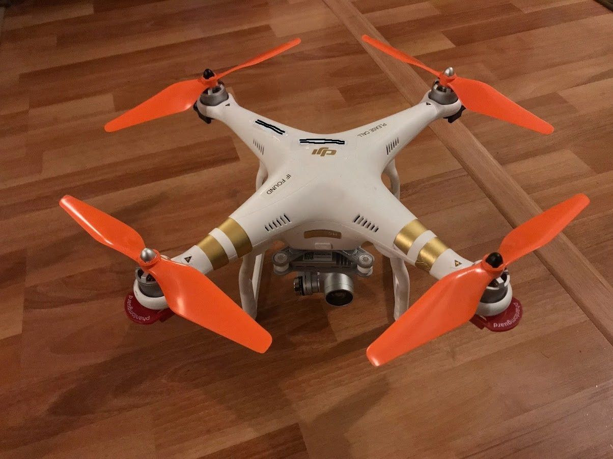 Customer photo review of DJI Phantom 1-3 Upgrade Propellers - MR PH 9.4x5 Set x4 Orange