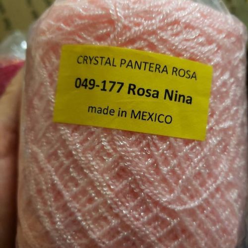 Customer photo review of Crystal [100grs] 1/2 - La Pantera Rosa | Crochet Thread Yarn | Mexican Crystal Yarn