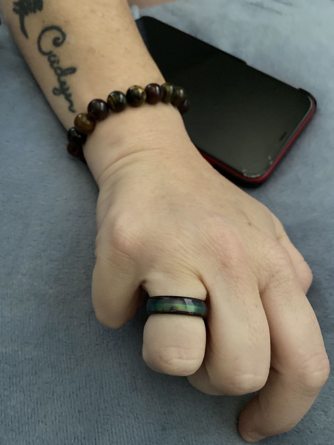 Customer photo review of Mystical Mood Ring
