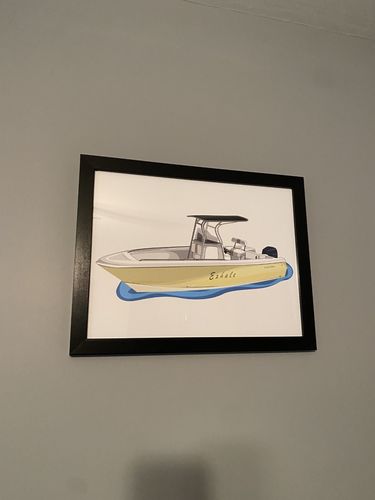 Customer photo review of Custom Boat Illustration