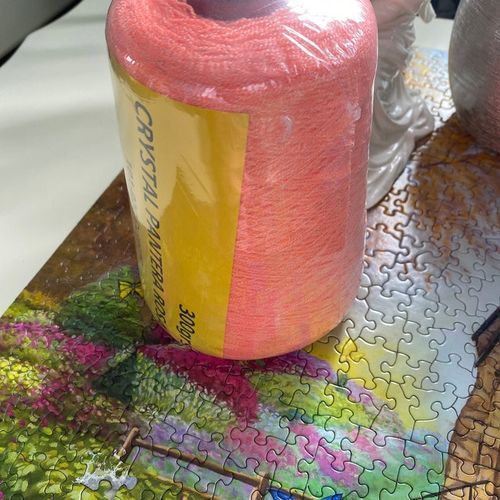 Customer photo review of Crystal [100grs] 1/2 - La Pantera Rosa | Crochet Thread Yarn | Mexican Crystal Yarn