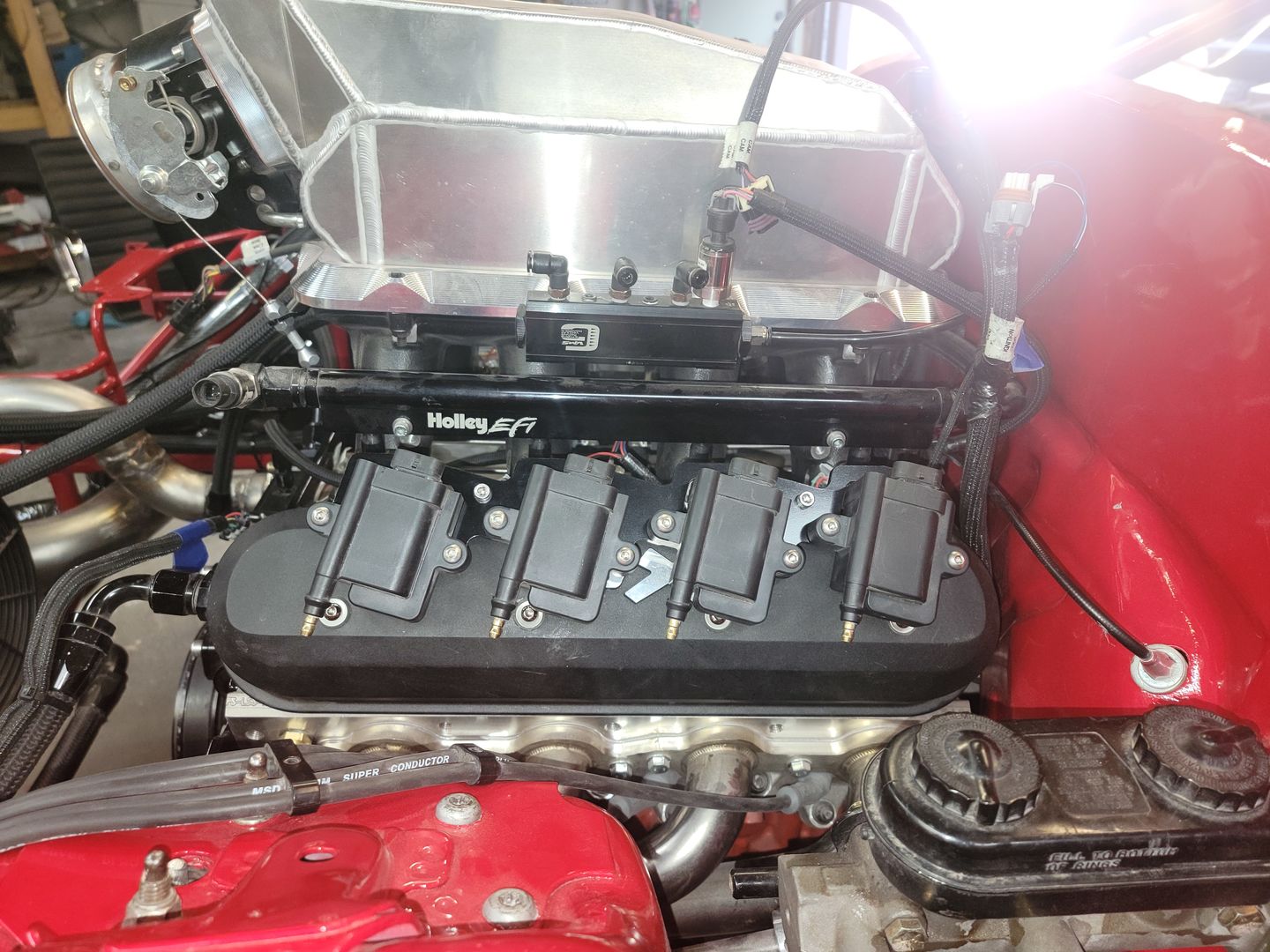 Customer photo review of Smart Coil IGN1A Coil Bracket Mounting Kit for Motion Billet Valve Covers 10-12009