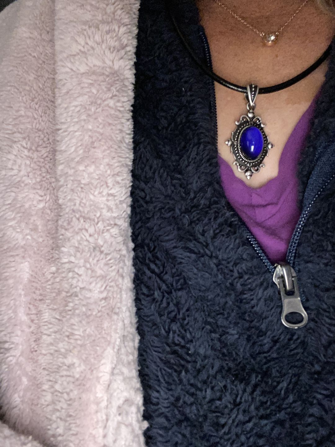 Customer photo review of Aura Mood Changing Necklace