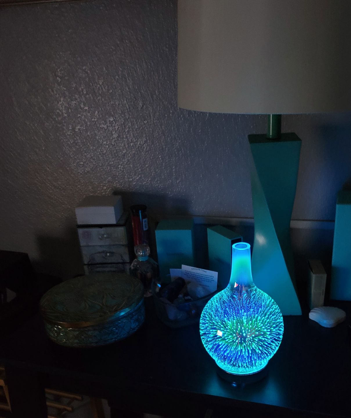 Customer photo review of Oil Aroma Diffuser 3D Glass