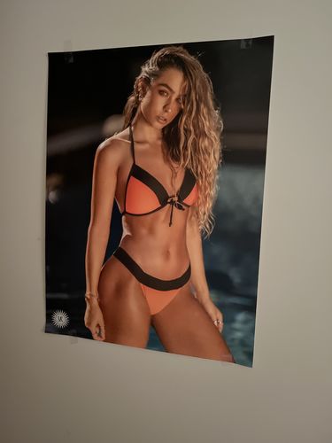 Customer photo review of Sommer Ray Poster - Orange Bikini Front View