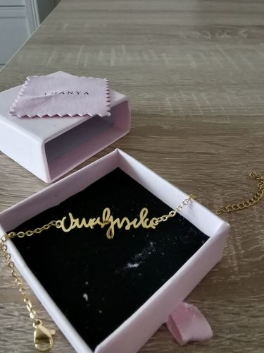 Customer photo review of Bracelet LOANYA personnalisable avec votre écriture