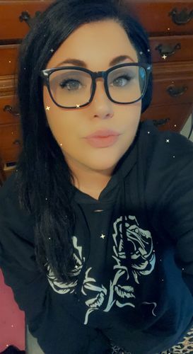 Customer photo review of 124- Dead Rose Crop Hoodie