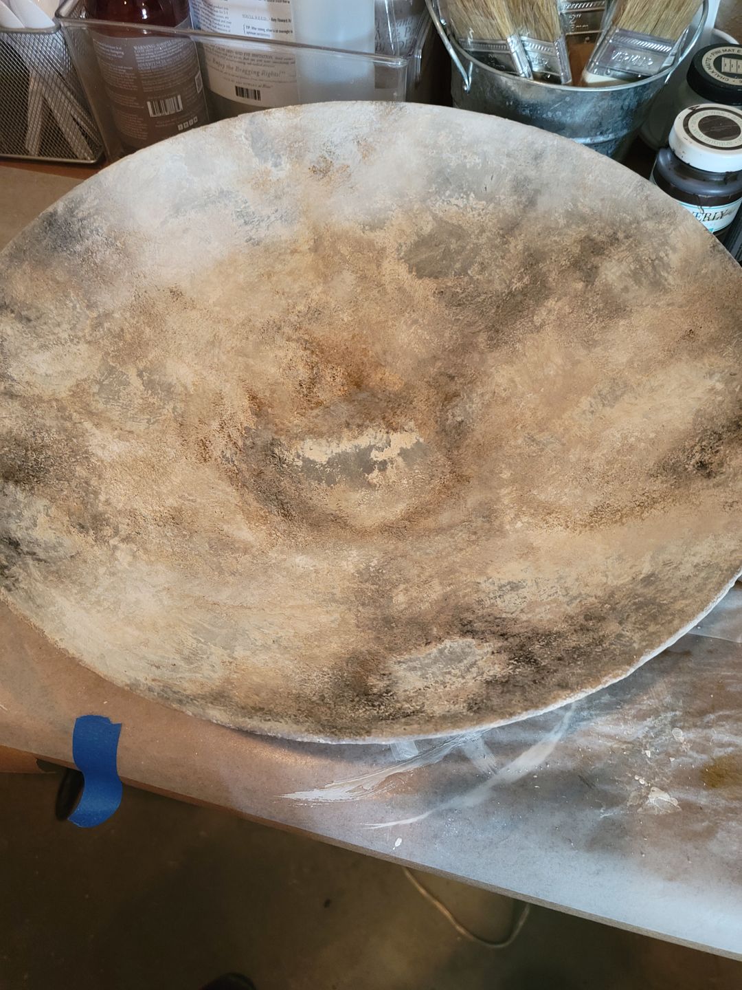 Customer photo review of Cracked Gesso