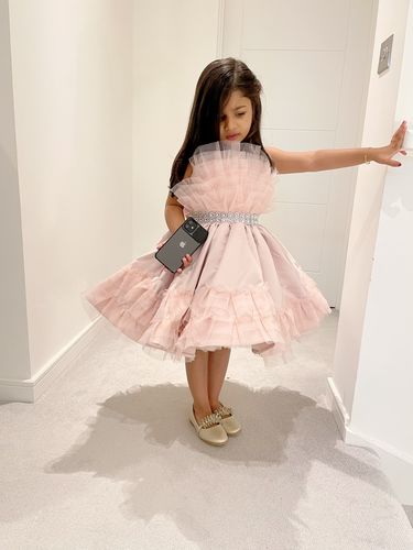 Customer photo review of Isla dress (Pink)