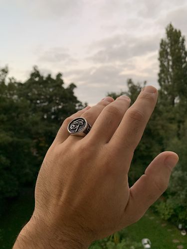 Customer photo review of Eye of Ra Ring