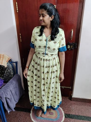 Customer photo review of Pastel Green Maxi