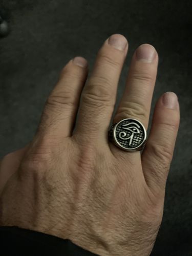 Customer photo review of Eye of Ra Ring