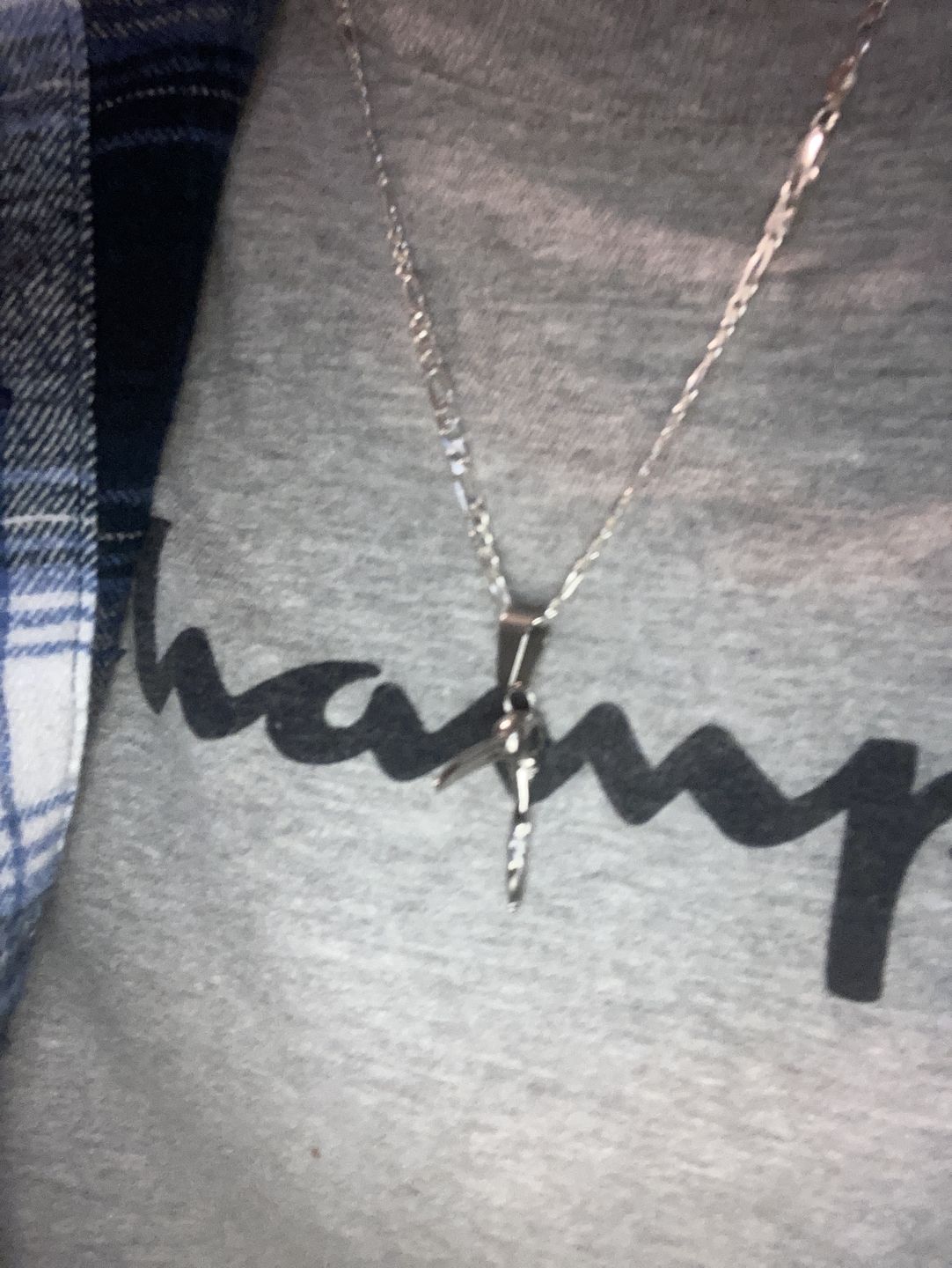 Customer photo review of SCYTHE SKULL PENDANT