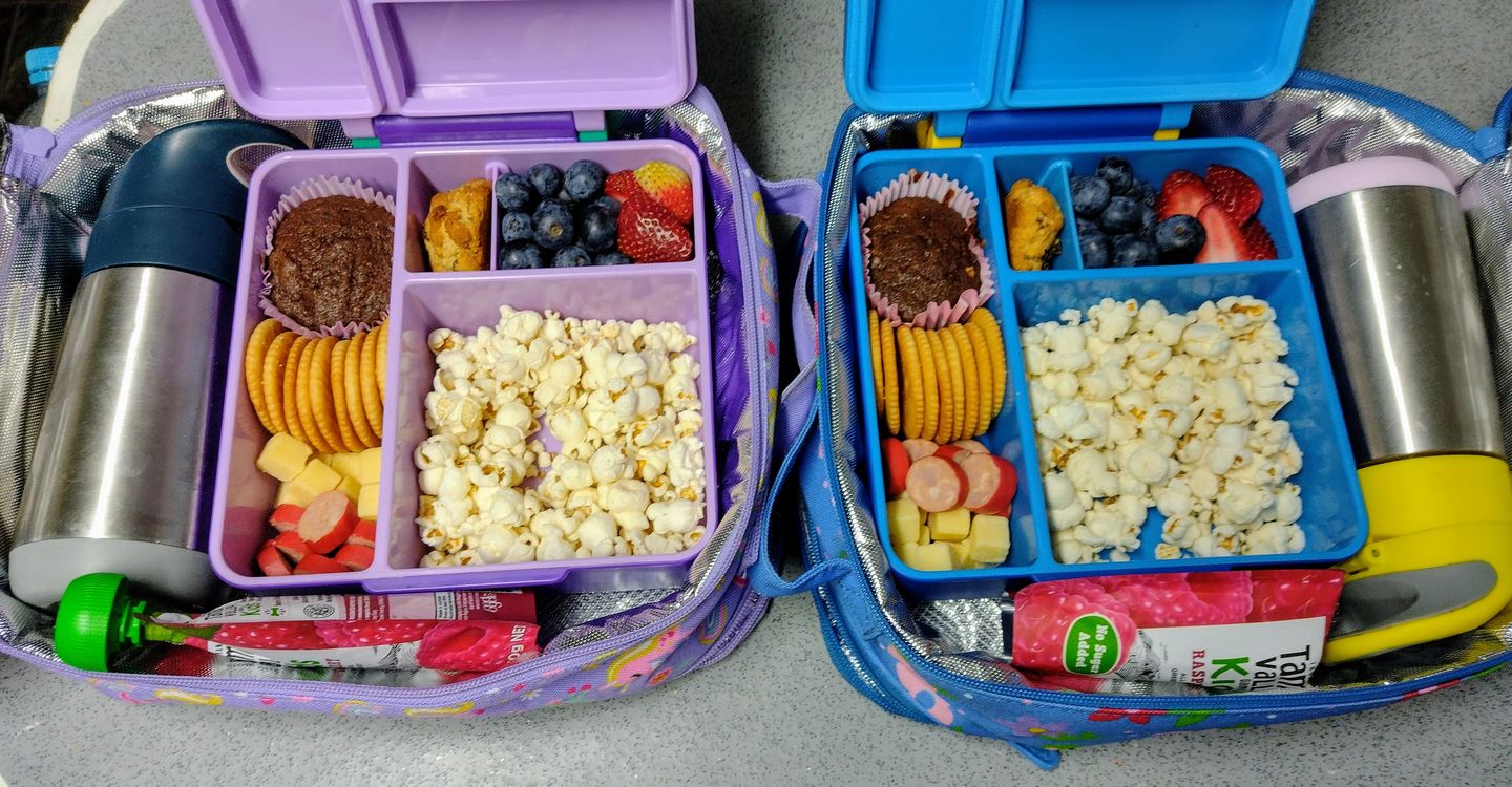 Customer photo review of MontiiCo Large Insulated Lunch Bag - Petals