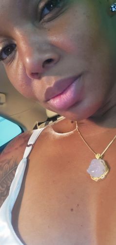 Customer photo review of Sterling Silver Jade Buddha Necklace