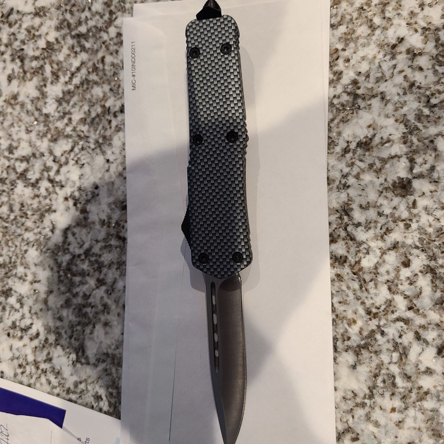 Customer photo review of Carbon Fiber Ghost D/A OTF (Multiple Blade Styles Available)