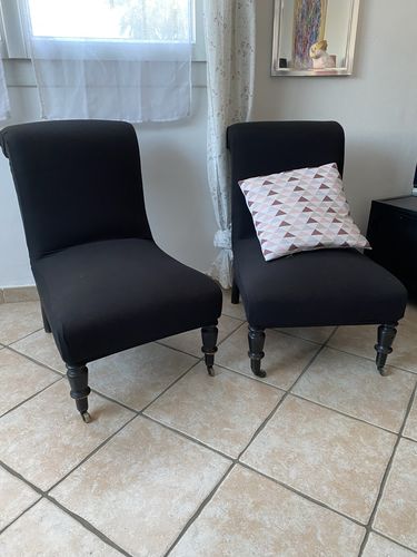 Customer photo review of Noir - Housses Extensibles de chaise - La Maison des Housses
