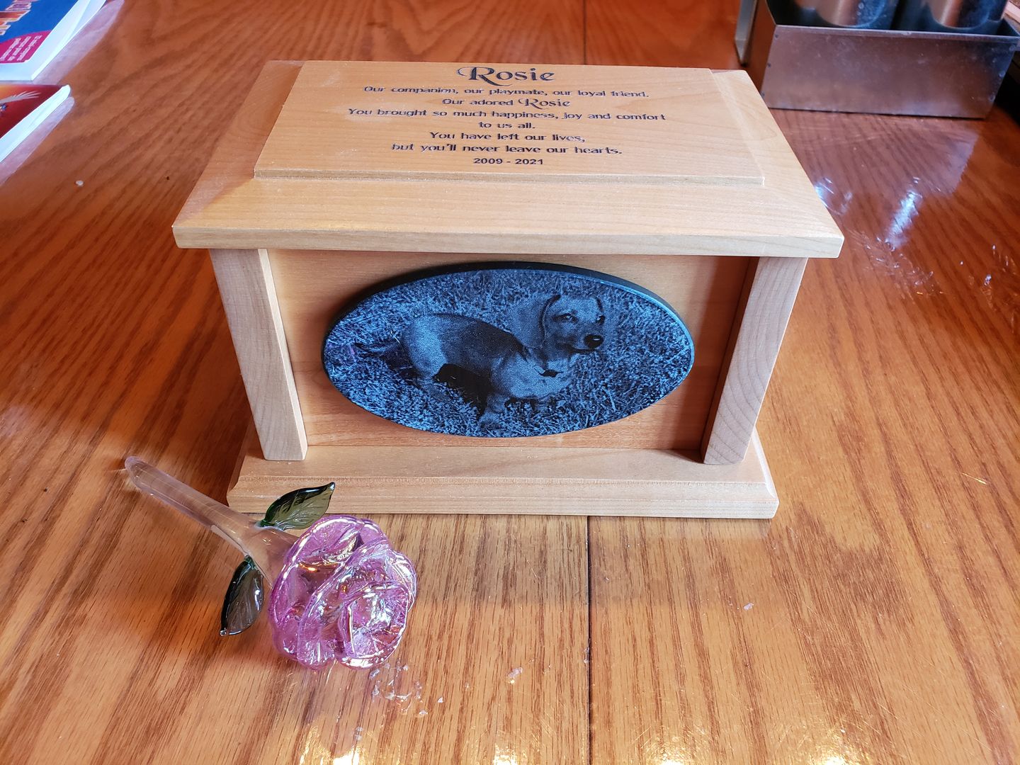 Customer photo review of Glass Roses by Dan