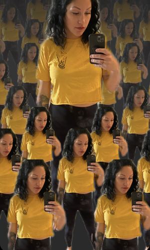 Customer photo review of 26 - Regret Crop Top