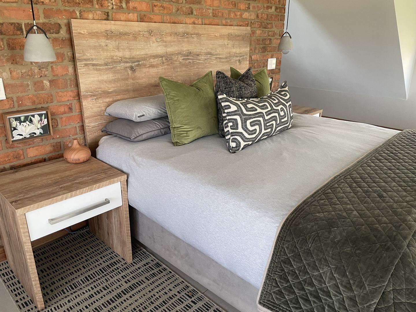 Customer photo review of Soft Grey Duvet Cover Set