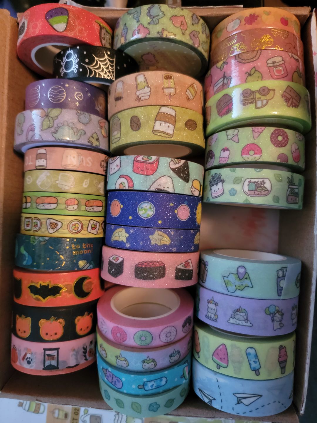 Customer photo review of Donuts and Icecream Washi Tape Collection (Set of 4)