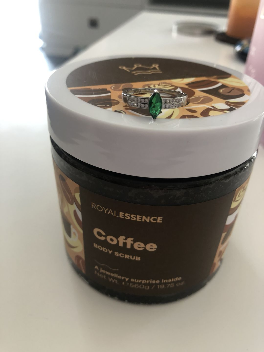 Customer photo review of Coffee (Body Scrub)