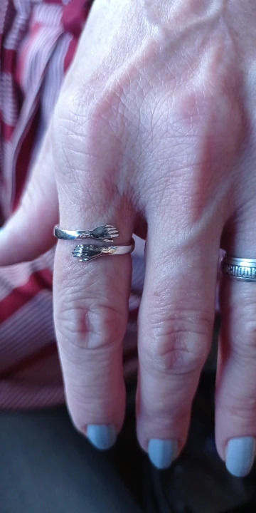 Customer photo review of Hug Ring
