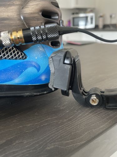 Customer photo review of Arai XD-4/Tour-X4 Camera Mount