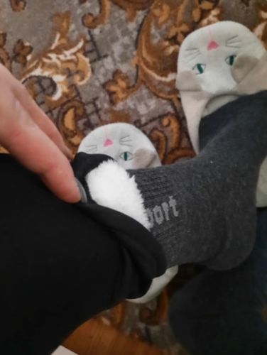 Customer photo review of Sherpa-Cotton Leggings
