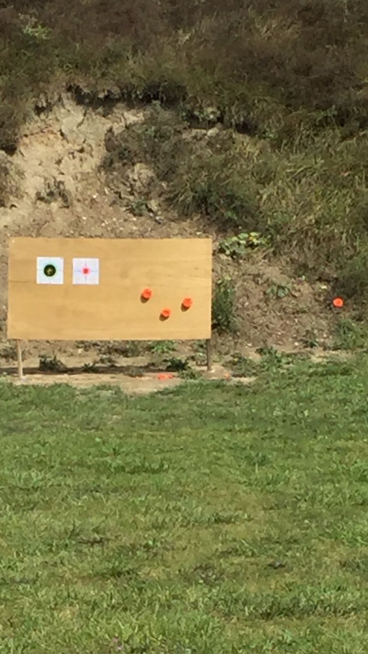 Customer photo review of X-leg Base Target Stand Mounting System