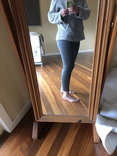Customer photo review of Sherpa-Cotton Leggings