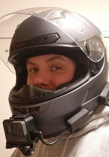 Customer photo review of HJC CL-17 Camera Mount