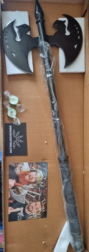 Customer photo review of Winged Griffin Axe - Windlass