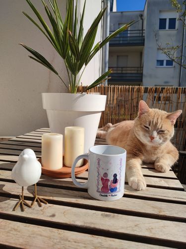 Customer photo review of Mug Personnalisé - Ma Sœur De Cœur
