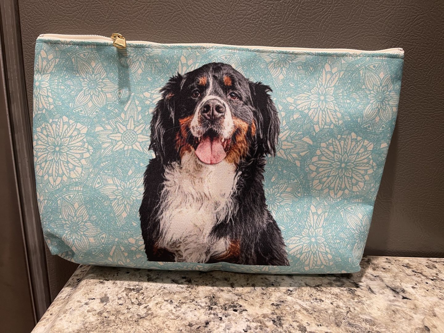 Customer photo review of Custom Pet Art Dopp Kit Bag